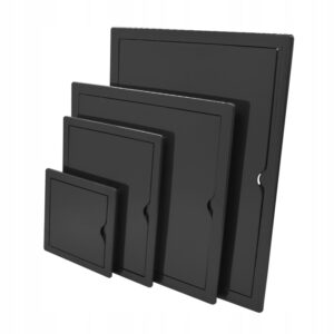 Drzwiczki rewizyjne plastikowe ABS grafit